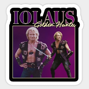 Iolaus Golden Hunter Retro Sticker